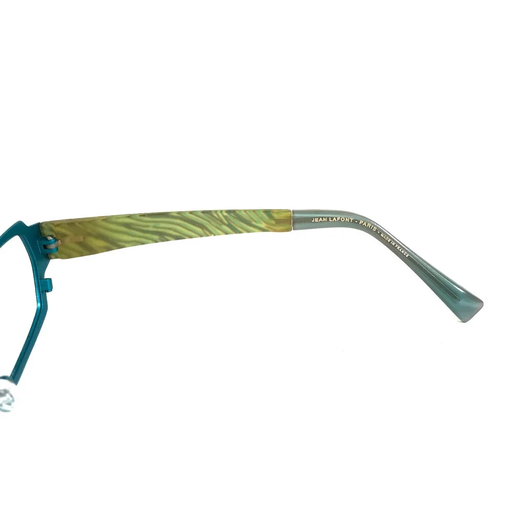 Jean Lafont Eyeglasses Frames ELEGANTE 501 Brown Blue Green Striped 51-18-135
